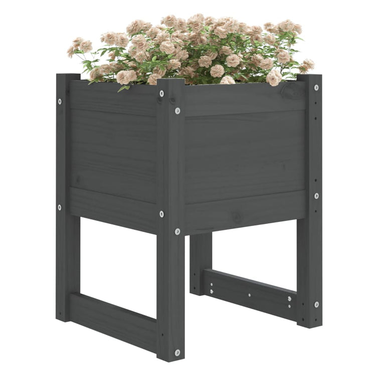 VIDAXL -Planungsbox 40x40x52,5 cm Festkiefergrau
