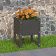 VIDAXL -Planungsbox 40x40x52,5 cm Festkiefergrau