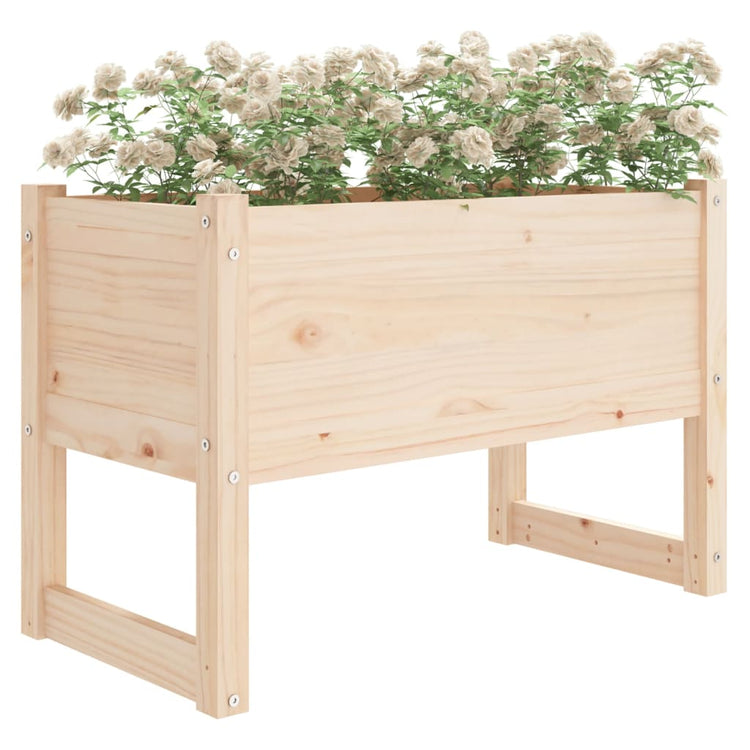 Vidaxx Pflanzgefäß 78x40x52 cm aus massivem Kiefernholz