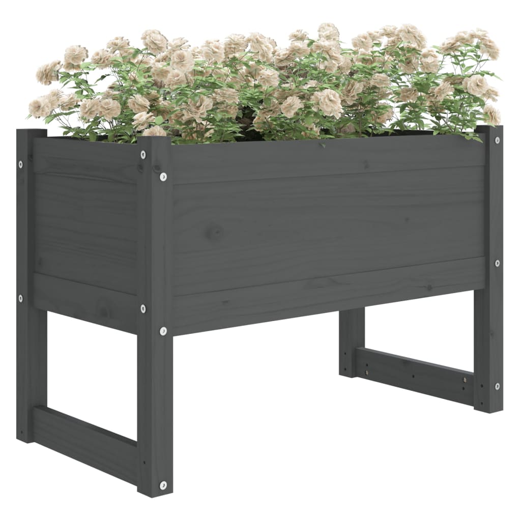 VIDAXL -Planungsbox 78x40x52 cm Festkiefergrau