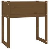 VIDAXL -Planungsbox 78x40x81 cm Festkiefer Honigbraun - afbeelding 2
