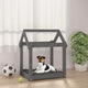 Vidaxl Hundekorb 61x50x70 cm Festkiefergrau