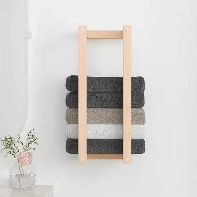 Vidaxx Handtuchhalter 23x18x60 cm massives Kiefernholz