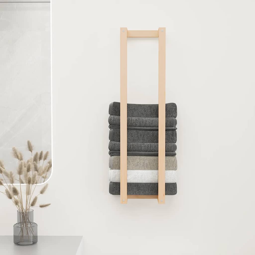 Vidaxx Handtuchhalter 23x18x90 cm massives Kiefernholz