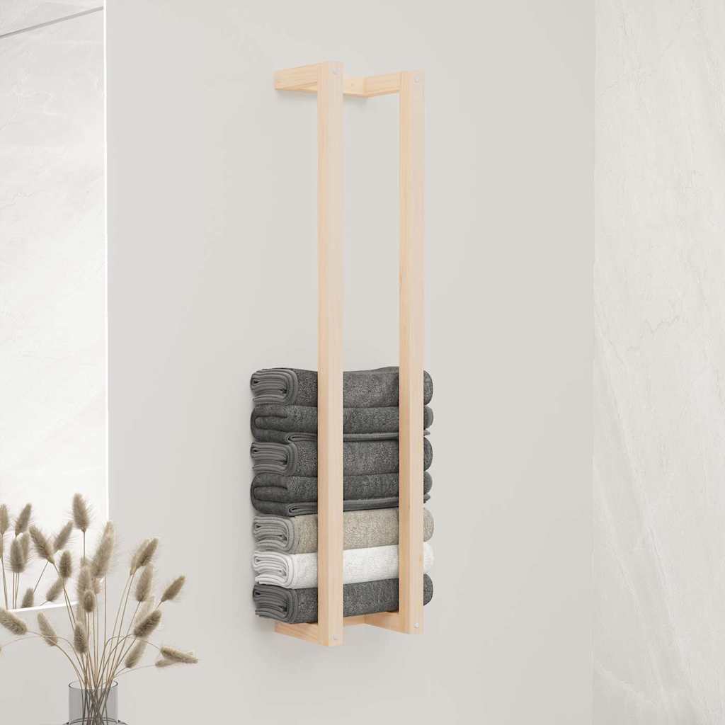 Vidaxx Handtuchhalter 23x18x110 cm massives Kiefernholz
