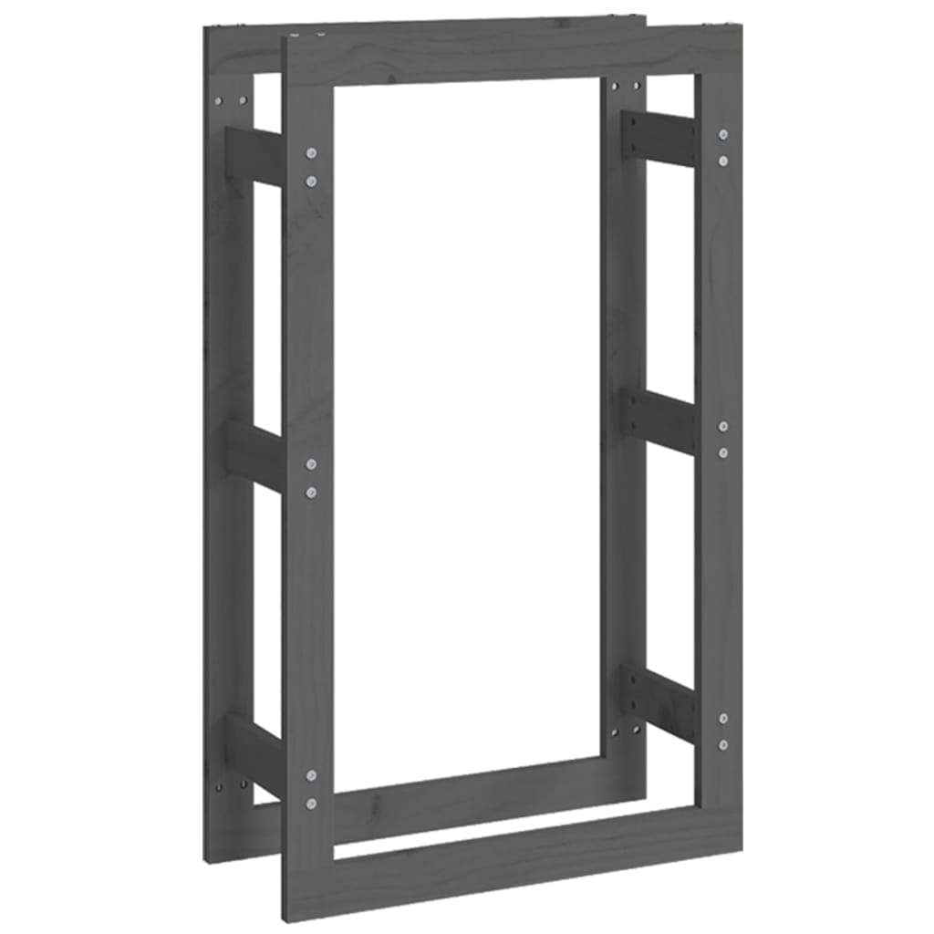 Vidaxl -Kamin 60 x 25 x 100 cm Festkiefergrau