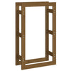 Vidaxl Kamin 60 x 25 x 100 cm Festkiefer Honigbraun