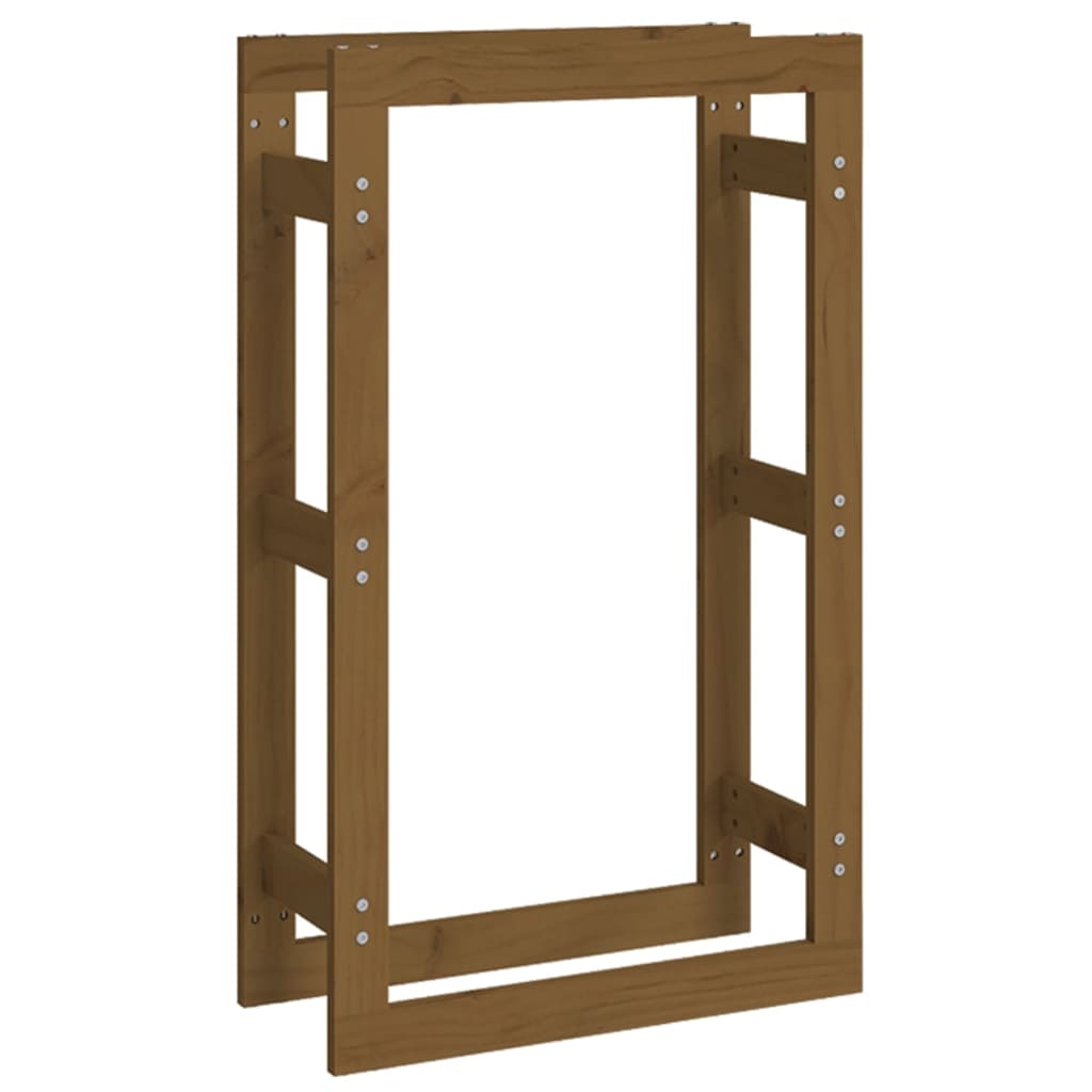 Vidaxl Kamin 60 x 25 x 100 cm Festkiefer Honigbraun