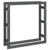 Vidaxl -Kamin 100x25x100 cm Festkieferngrau