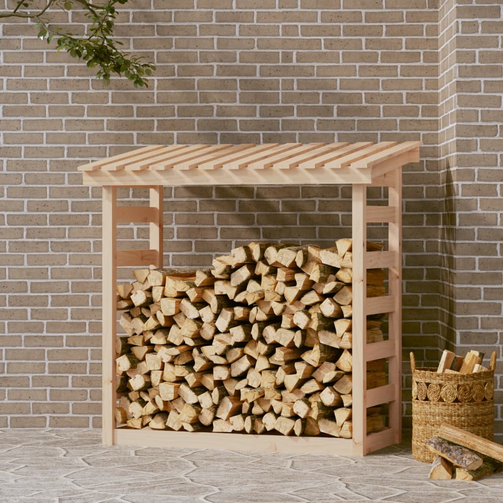 Vidaxl -Kamin Trek 108x64.5x110 cm Festkiefer