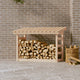 Vidaxl -Kamin Trek 108x64.5x78 cm Festkiefer
