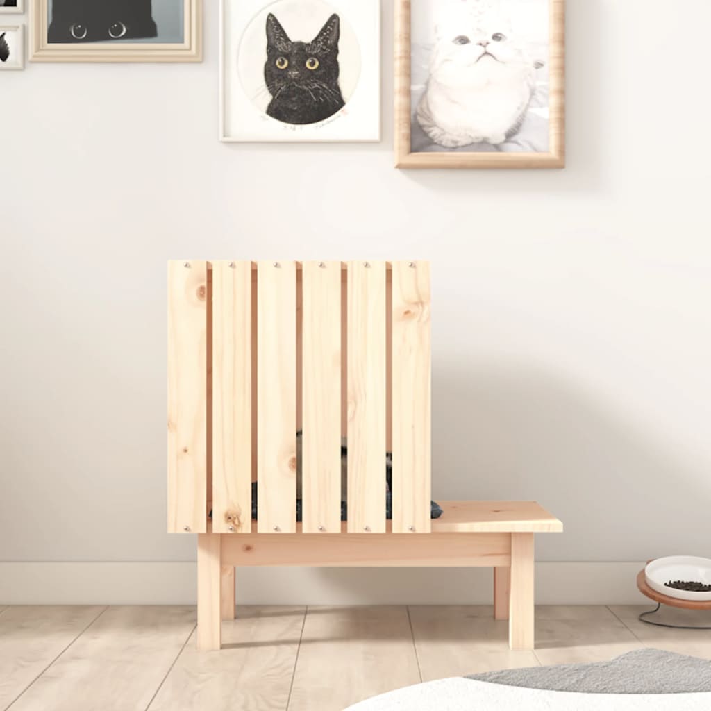 Vidaxl Kattenhuis 60x36x60 cm Festkiefer