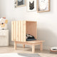 Vidaxl Kattenhuis 60x36x60 cm Festkiefer
