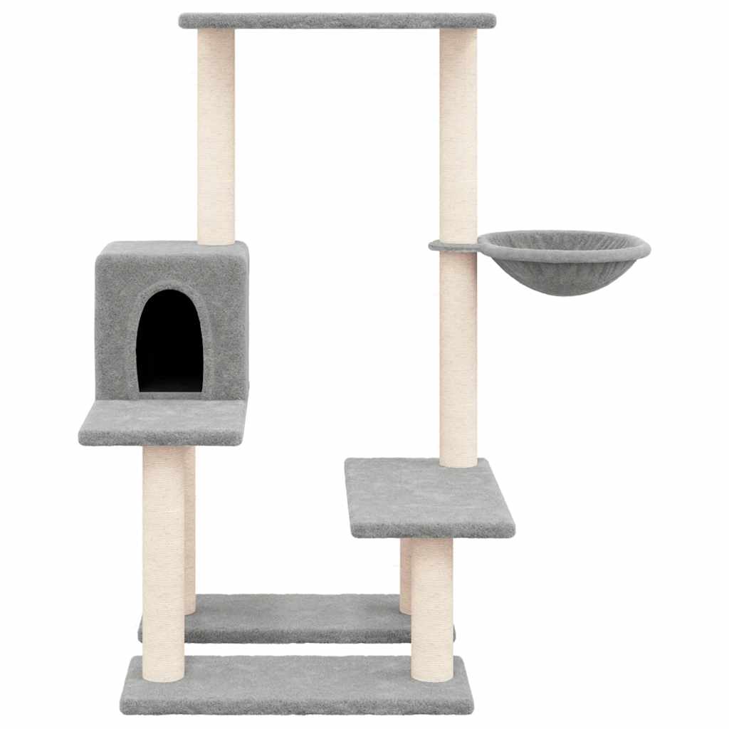 Vidaxl -Katzenmöbel mit Sisal -Kratzern 94,5 cm hellgrau
