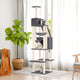Vidaxl -Katzenmöbel mit Sisal -Kratzerposten 201 cm dunkelgrau