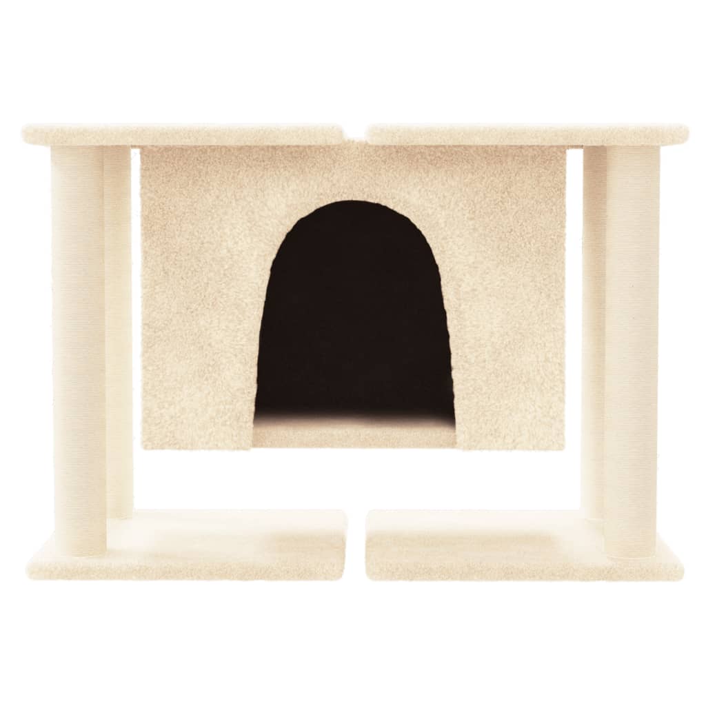 Vidaxl -Katzenmöbel mit Sisal -Kratzerposten 50 cm Creme -Colored