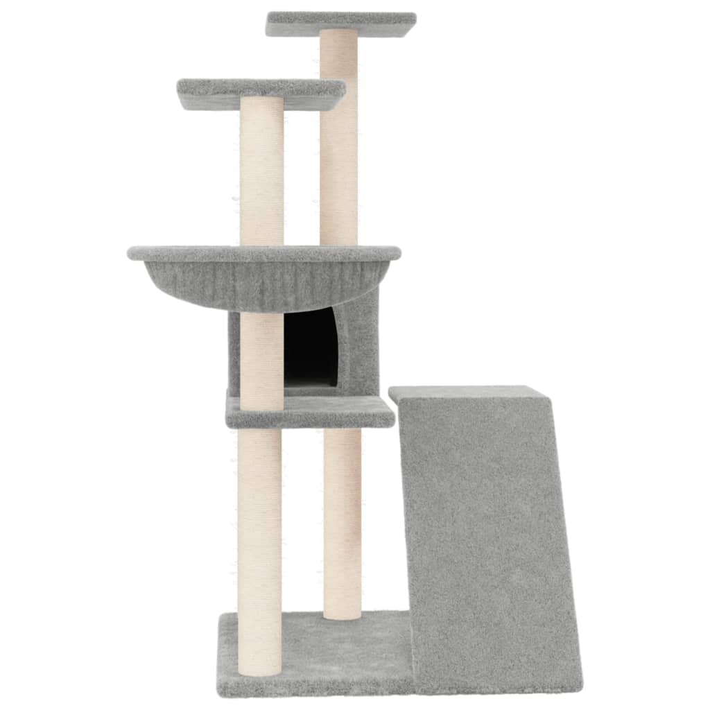 Vidaxl -Katzenmöbel mit Sisal -Kratzern 94 cm hellgrau