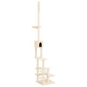 Vidaxl Cat Möbel Boden bis Decke 268.5-294.5 cm cremefarben - afbeelding 2