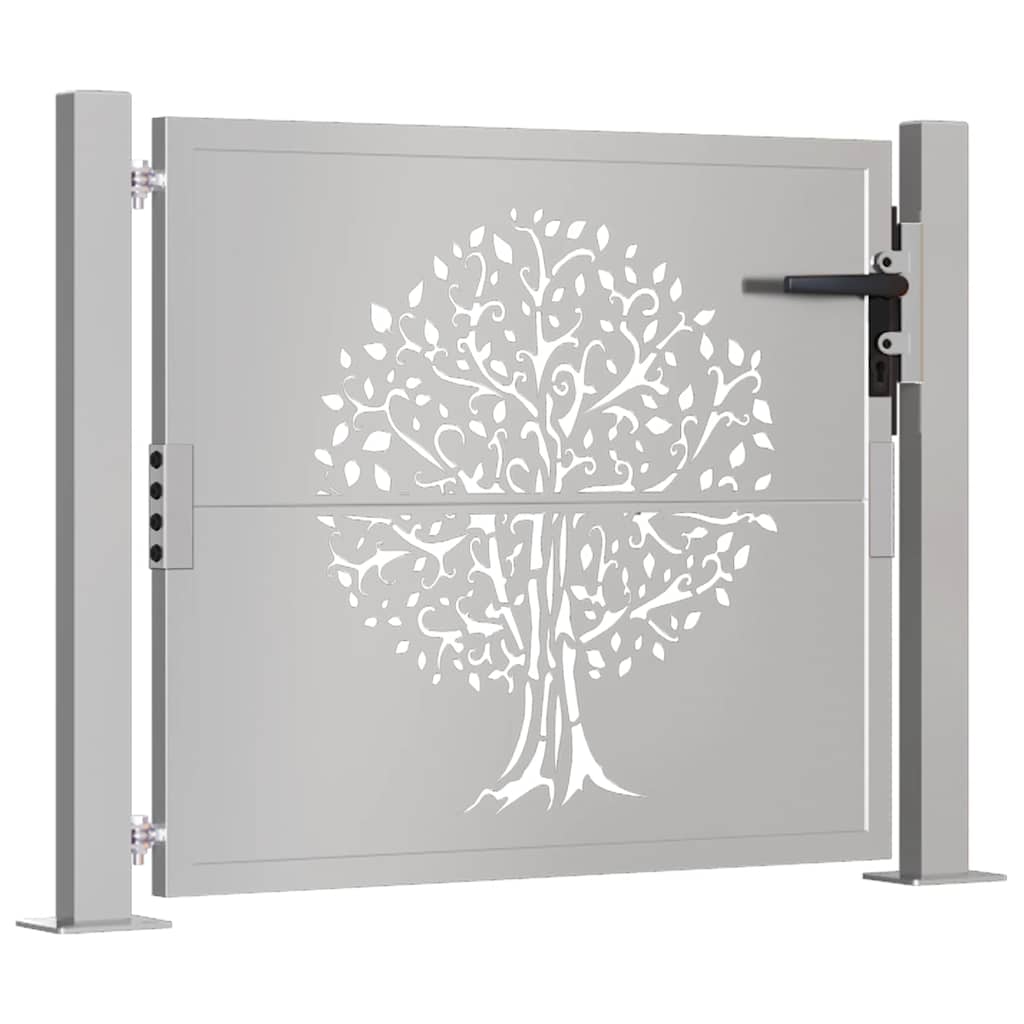 Vidaxl Poort 105x80 cm Baumdesign Cortenstaal