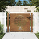 Vidaxl Poort 105x80 cm Baumdesign Cortenstaal