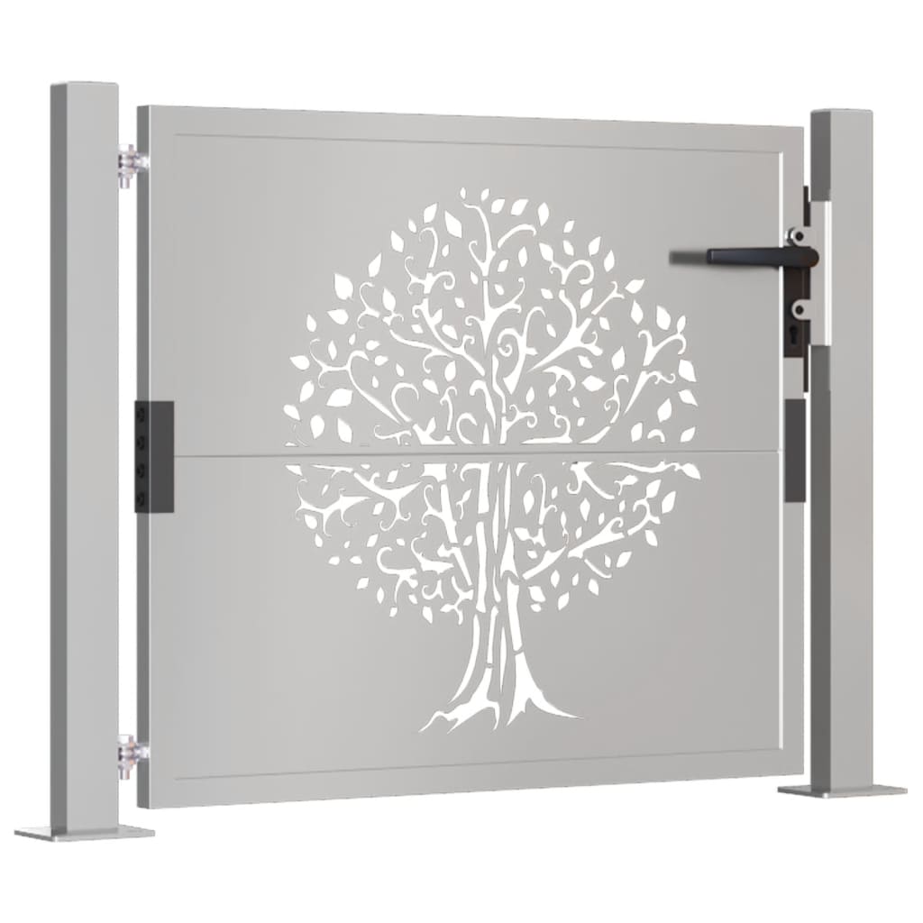 Vidaxl Poort 105x105 cm Baumdesign Cortenstaal