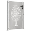 Vidaxl Poort 105x130 cm Baumdesign Cortenstaal
