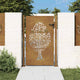 Vidaxl Poort 105x155 cm Baumdesign Cortenstaal