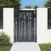 VIDAXL-Anschluss mit Bamboo-Design 105x155 cm Stahl Anthrazitfarben
