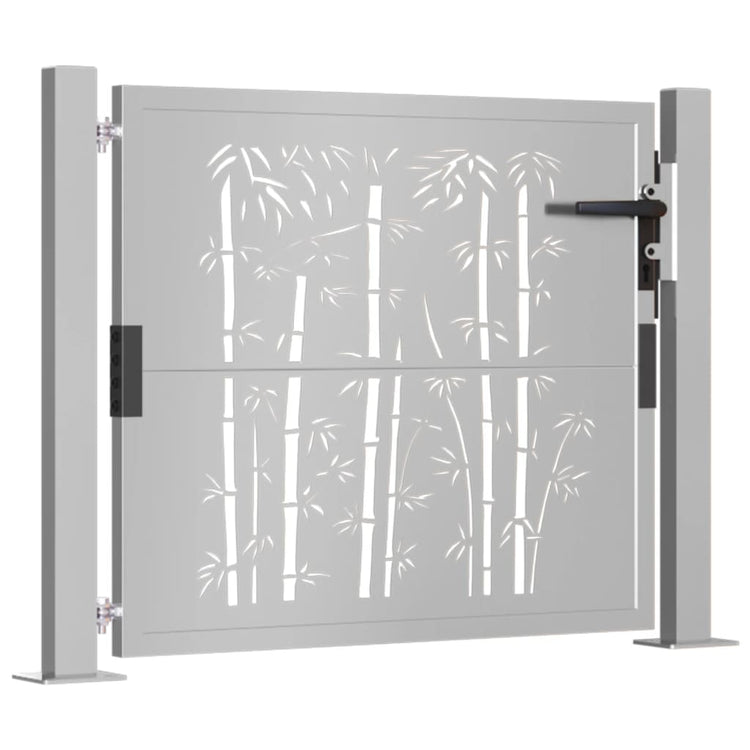 VIDAXL -Anschluss mit Bamboo -Design 105x105 cm Corten Stahl