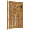 VIDAXL -Anschluss mit Bamboo -Design 105x130 cm Corten Stahl