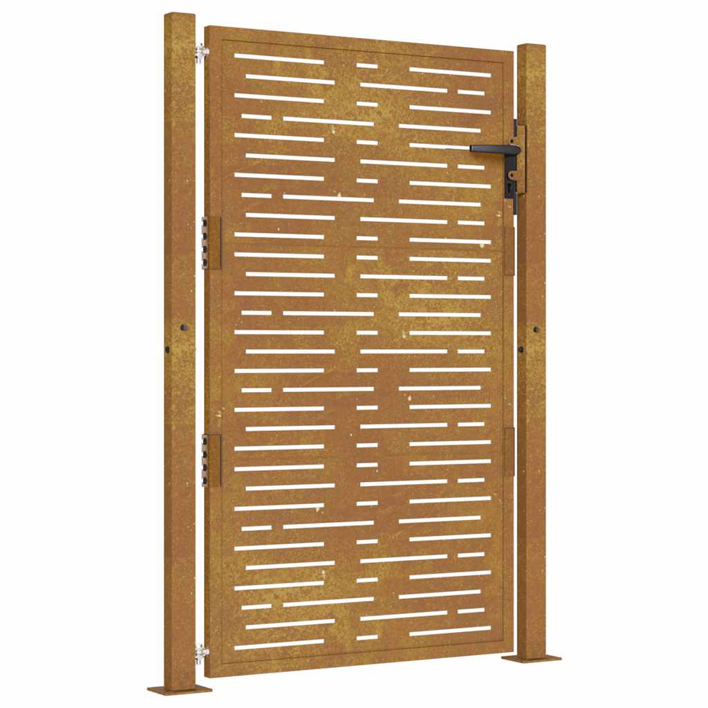 Vidaxl Port Square 105x155 cm Corten Stahl