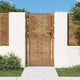 Vidaxl Poort 105x180 cm Quadrat Corten Stahl