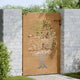 Vidaxl Poort 85x150 cm Baumdesign Cortenstaal