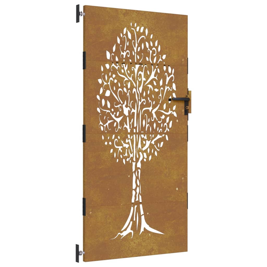 Vidaxl Poort 85x175 cm Baumdesign Cortenstaal