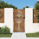 Vidaxl Poort 85x200 cm Baumdesign Cortenstaal