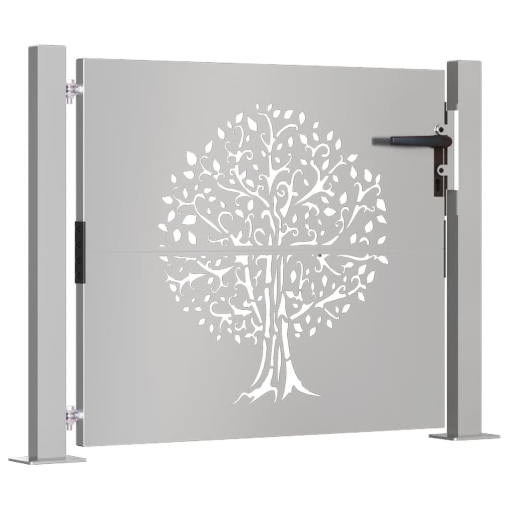 Vidaxl Poort 105x105 cm Baumdesign Cortenstaal