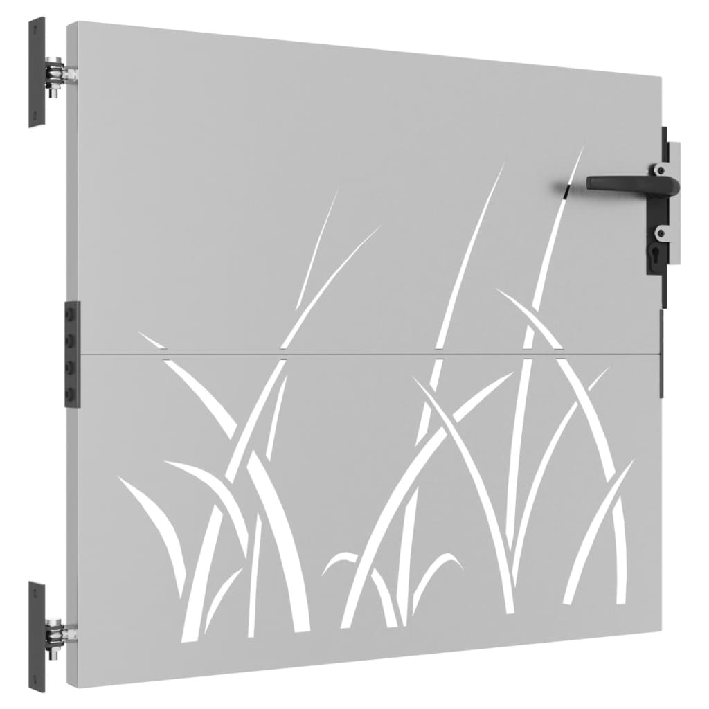 Vidaxl Poort 85x100 cm Grasdesign Cortenstaal
