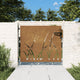 Vidaxl Poort 85x100 cm Grasdesign Cortenstaal