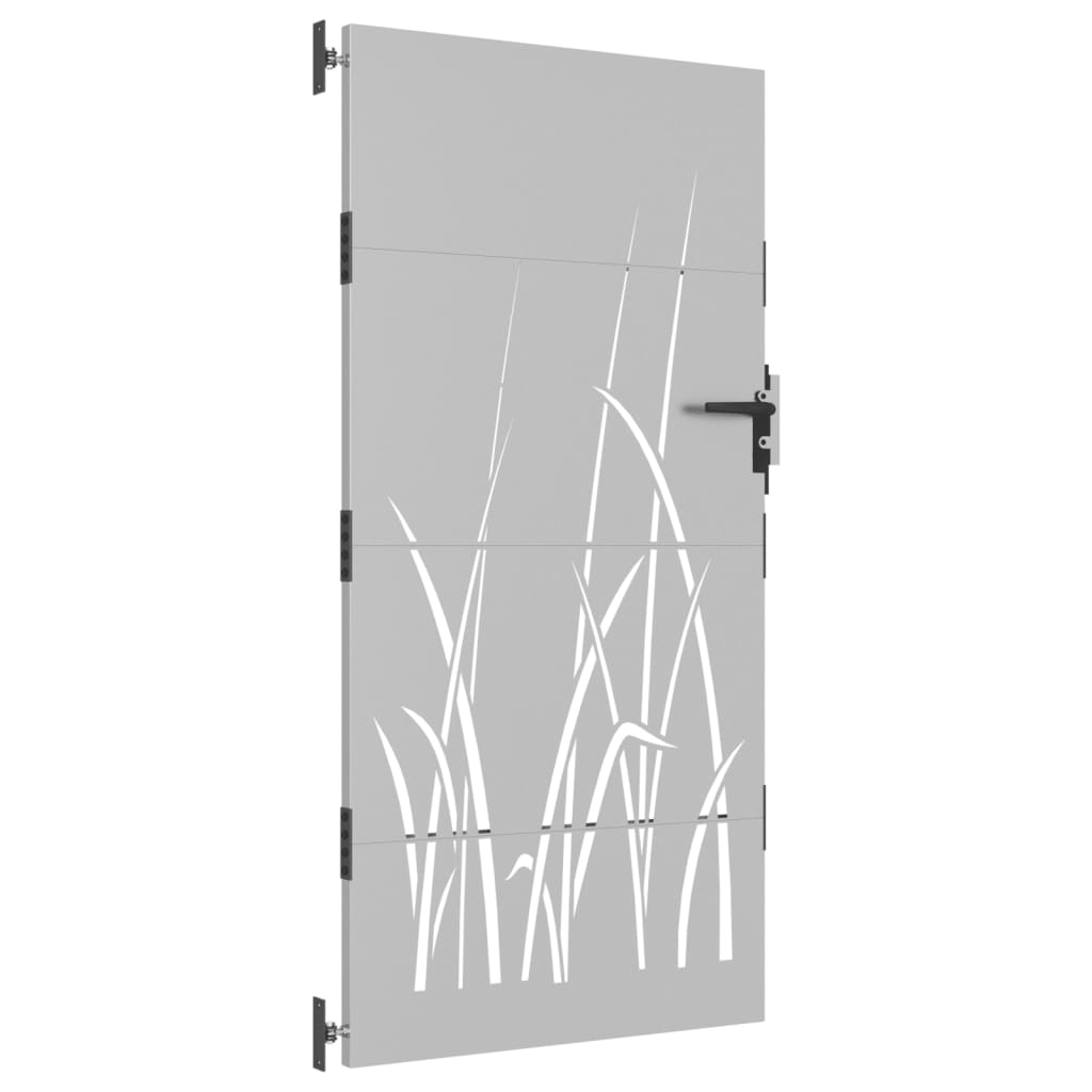 Vidaxl Poort 85x175 cm Grasdesign Cortenstaal