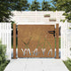Vidaxl Poort 105x105 cm Grasdesign Cortenstaal