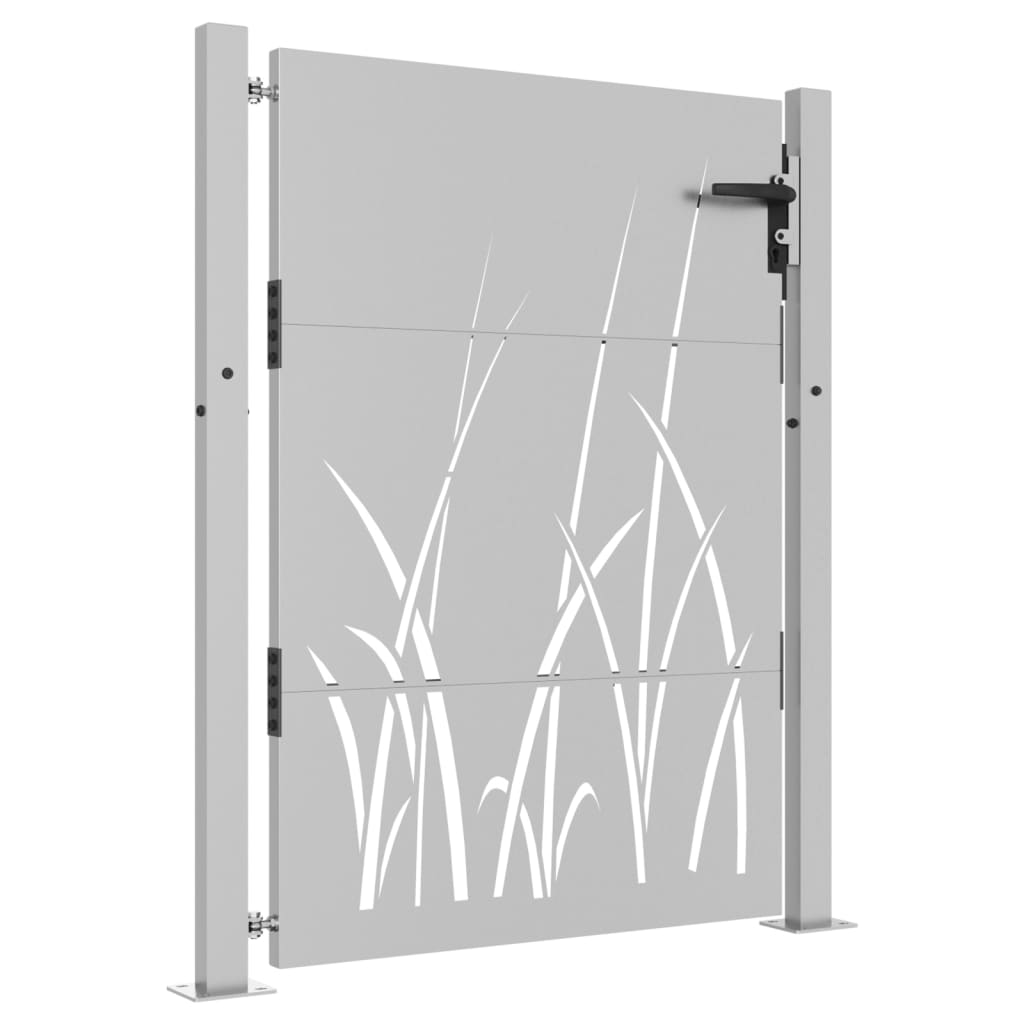 Vidaxl Poort 105x130 cm Grasdesign Cortenstaal