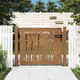 VIDAXL -Port 105x80 cm Bamboo Design Cortenstaal