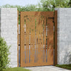 Vidaxl Poort 105x155 cm Bamboo -Design Cortenstaal