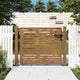 VIDAXL -Anschluss 105x80 cm Quadrat Corten Stahl