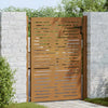 Vidaxl Poort 105x130 cm Quadrat Corten Stahl