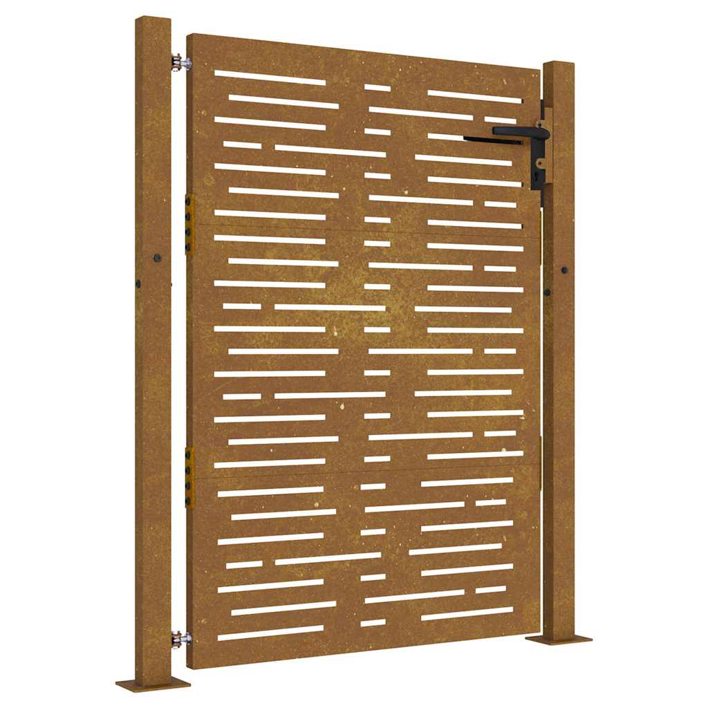 Vidaxxl-Tor 100x150 cm quadratischer Cortenstahl