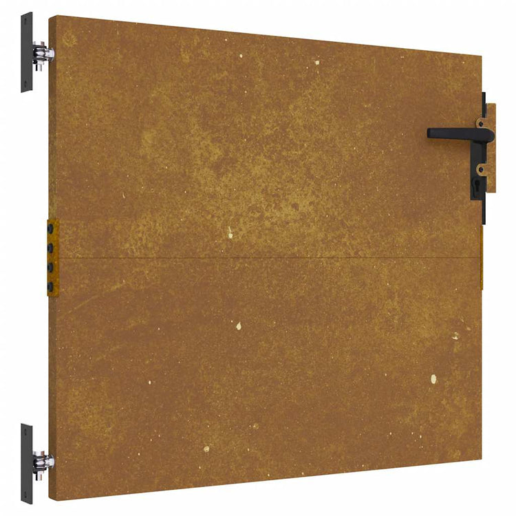 Vidaxxl-Tor 85x75 cm Cortenstahl