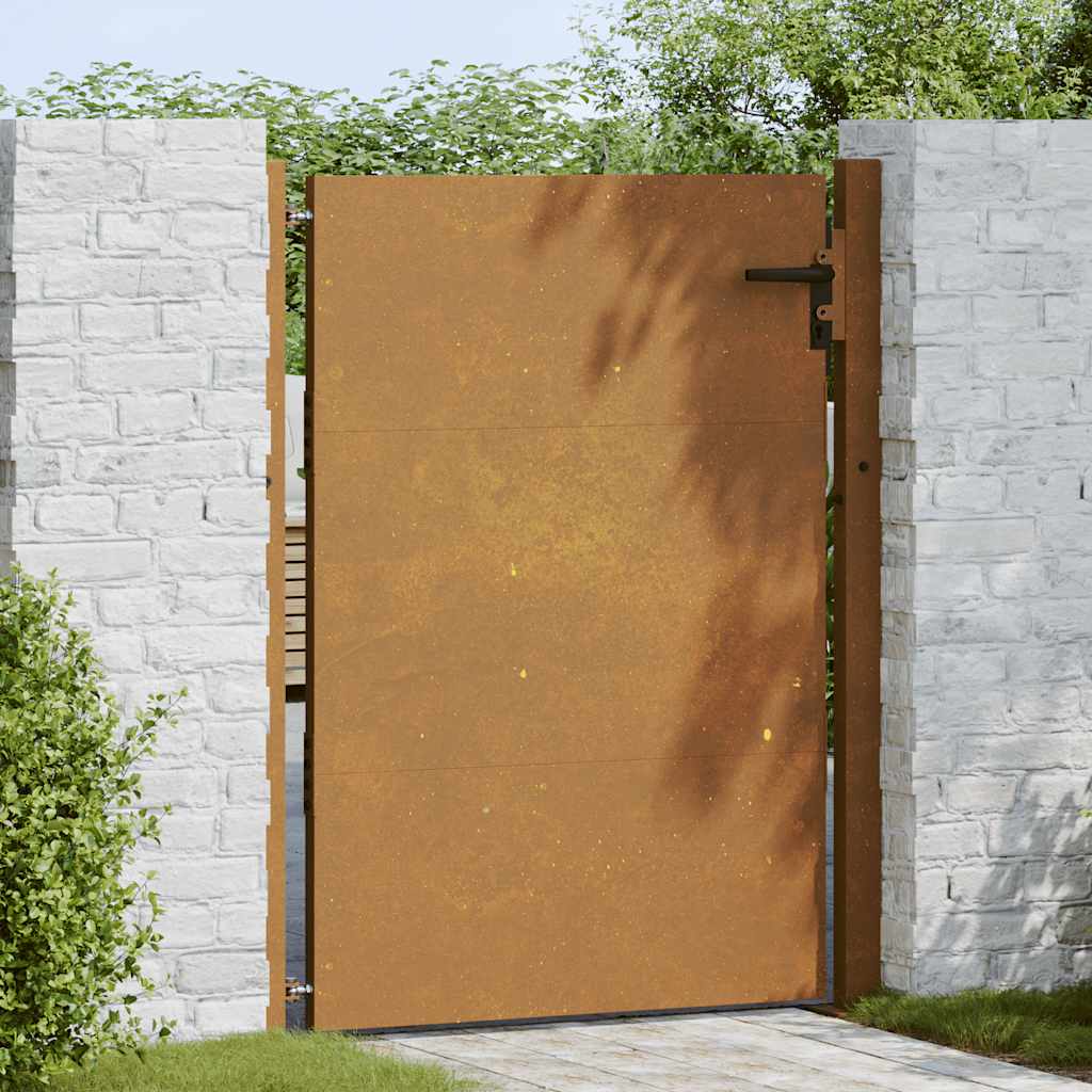 VIDAXL -Anschluss 105x155 cm Corten Stahl