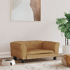 Vidaxl Hundekorb 70x45x30 cm Samtbraun