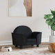Vidaxl Hundekorb 66x40x45 cm Samt Schwarz